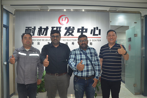 印度客戶對(duì)我廠給予了肯定